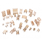 Goki Houten Poppenmeubels Babykamer, 12dlg. online ... | Lobbes Speelgoed